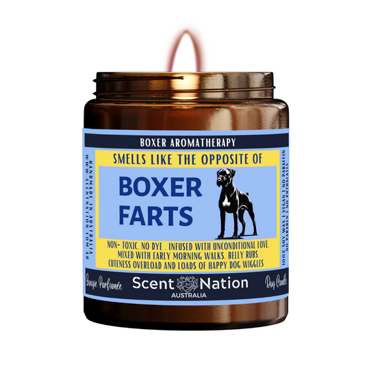 BOXER Dog Gifts - Dog Candle for Dog lovers in Australia