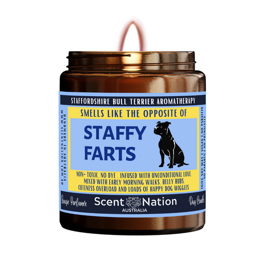 STAFFY FARTS Dog Gifts - Dog Candle for Dog lovers in Australia