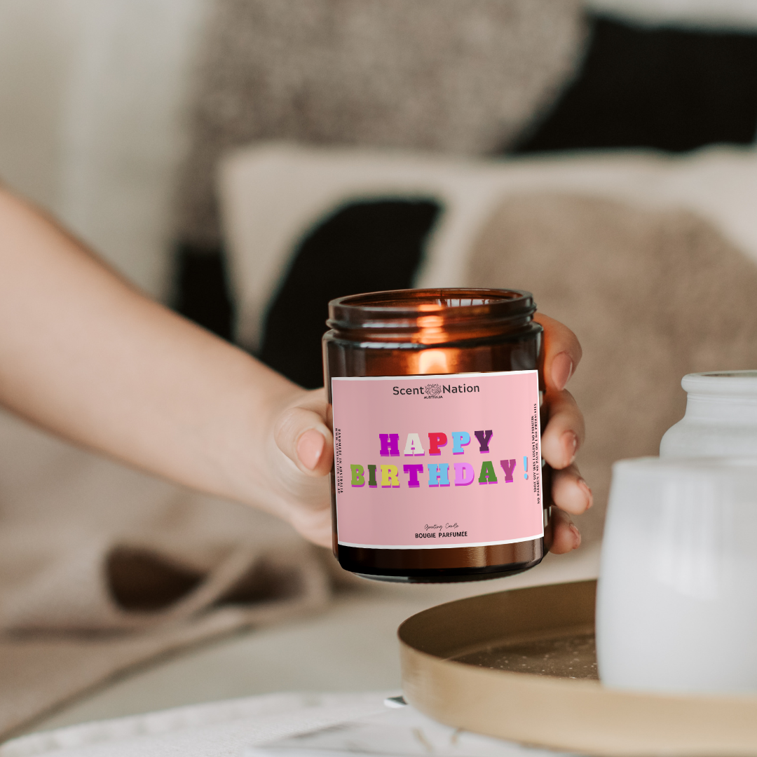 Birthday cake scented candle-ideal 18th birthday gift