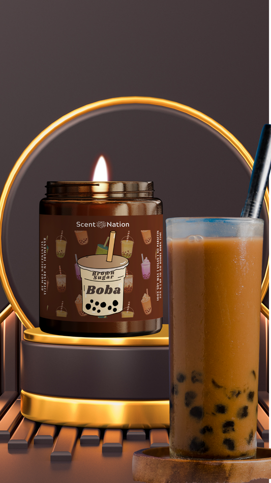 Brown Sugar Boba Scented Candle