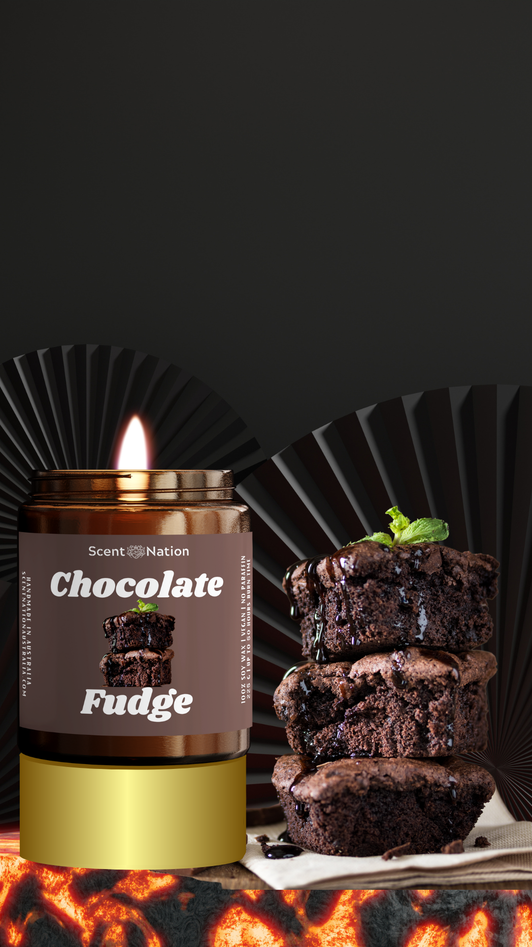 Chocolate Fudge Scented Candle