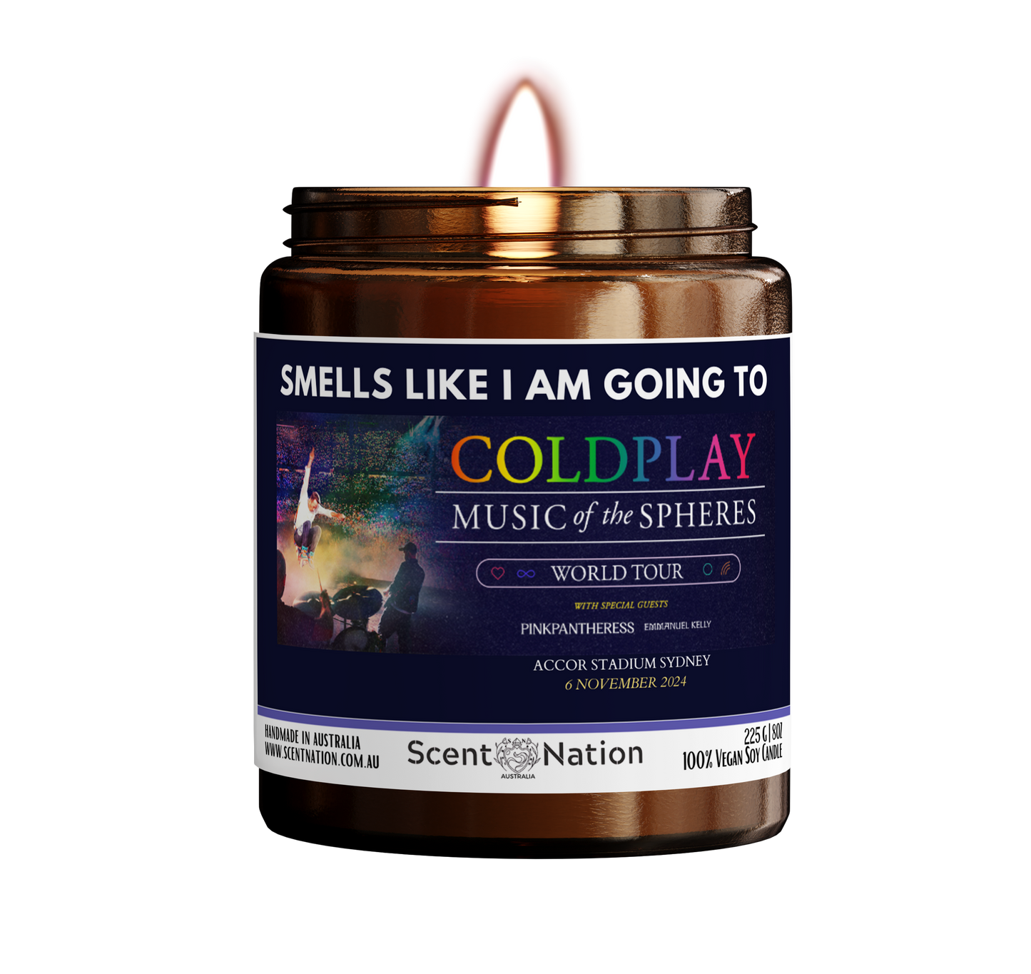 COLDPLAY MERCH - Smells like I AM GOING TO COLDPLAY MUSIC OF THE SPHERES WORLD TOUR Concert