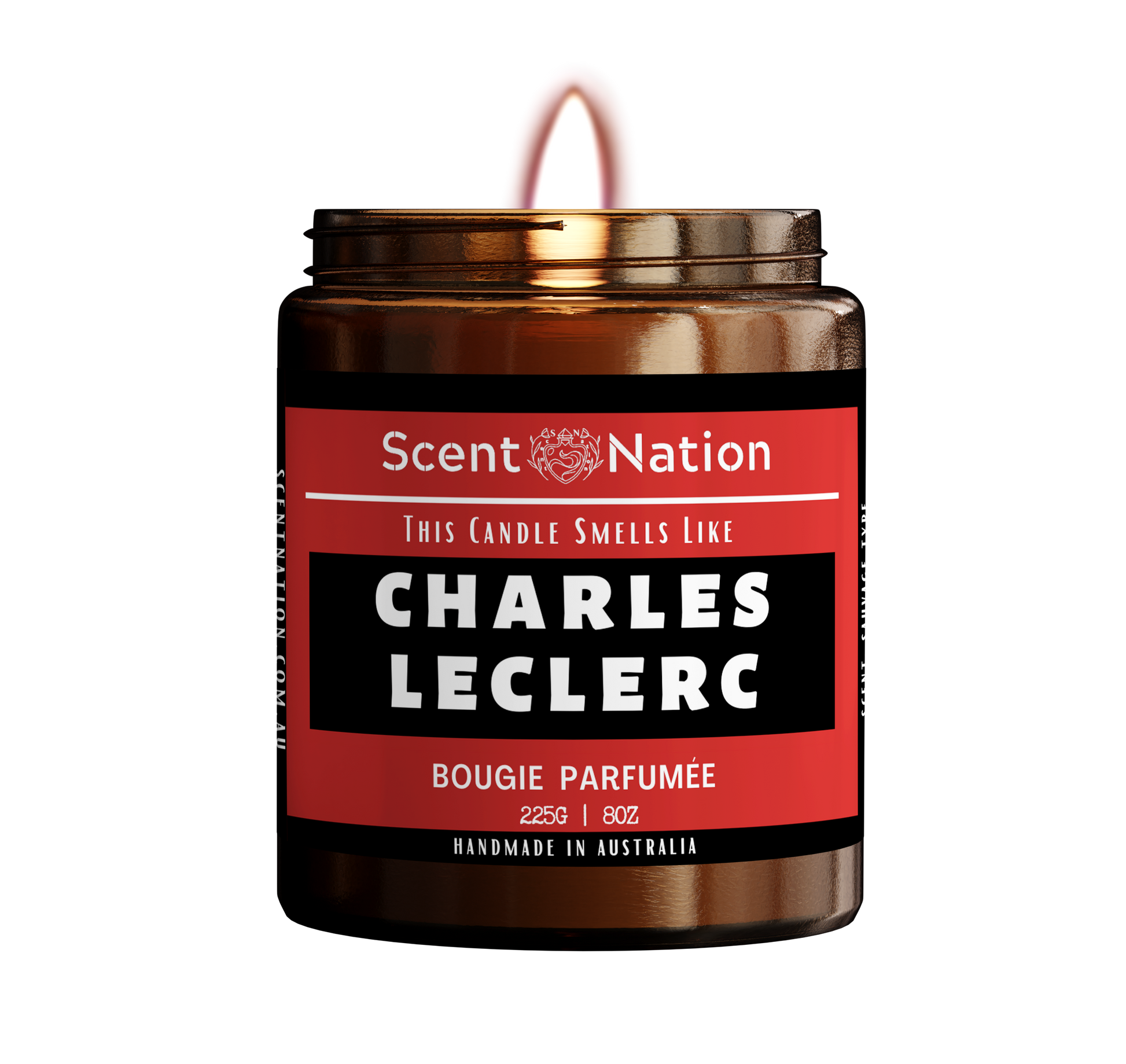 Charles Leclerc Formula 1 F1 Candle Merch