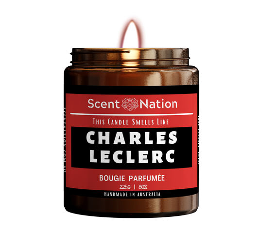 Charles Leclerc Formula 1 F1 Candle Merch