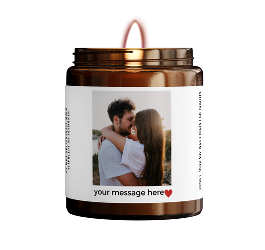 Personalised Photo candle in Australia