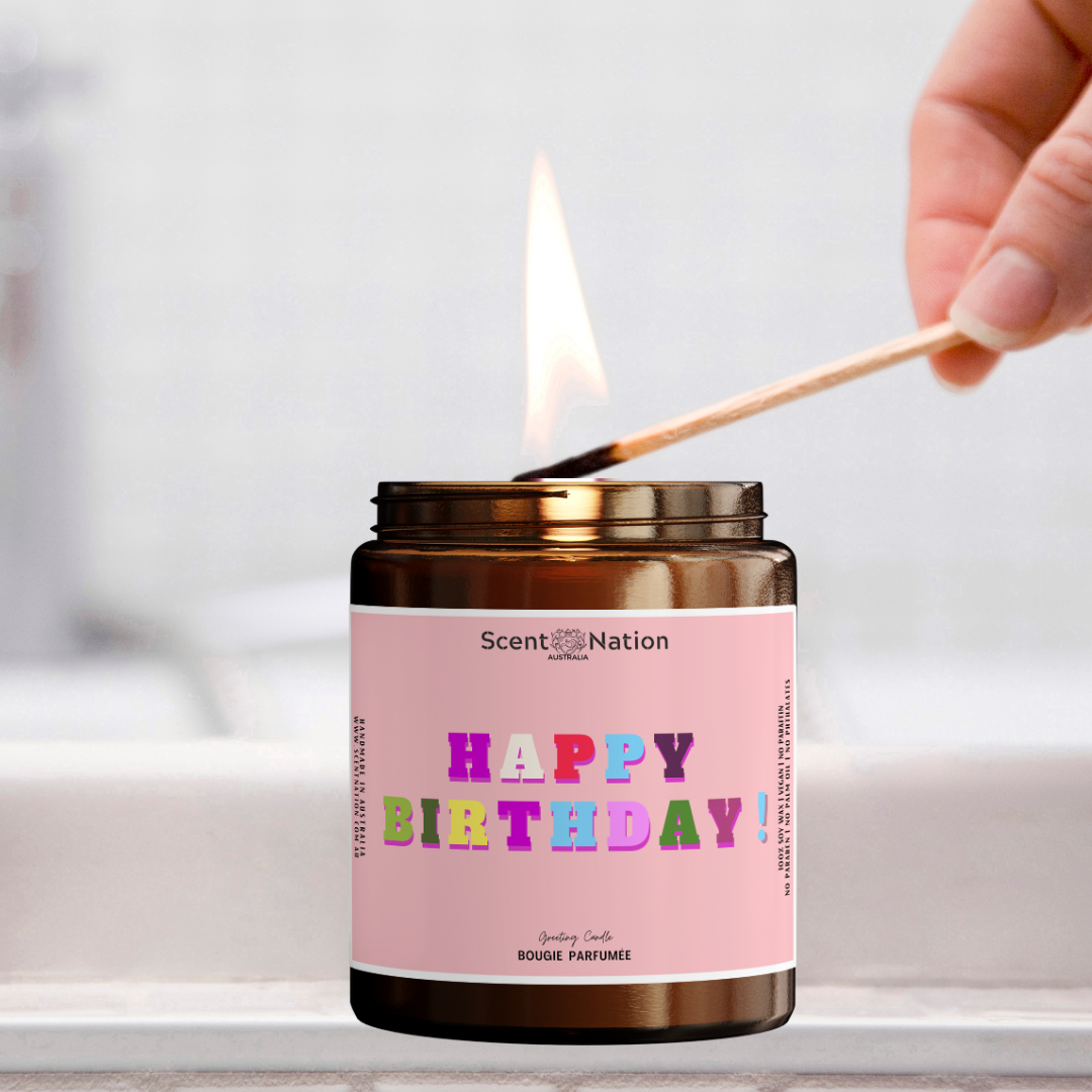 Custom candle for 18th birthday gifts-perfect for young adults