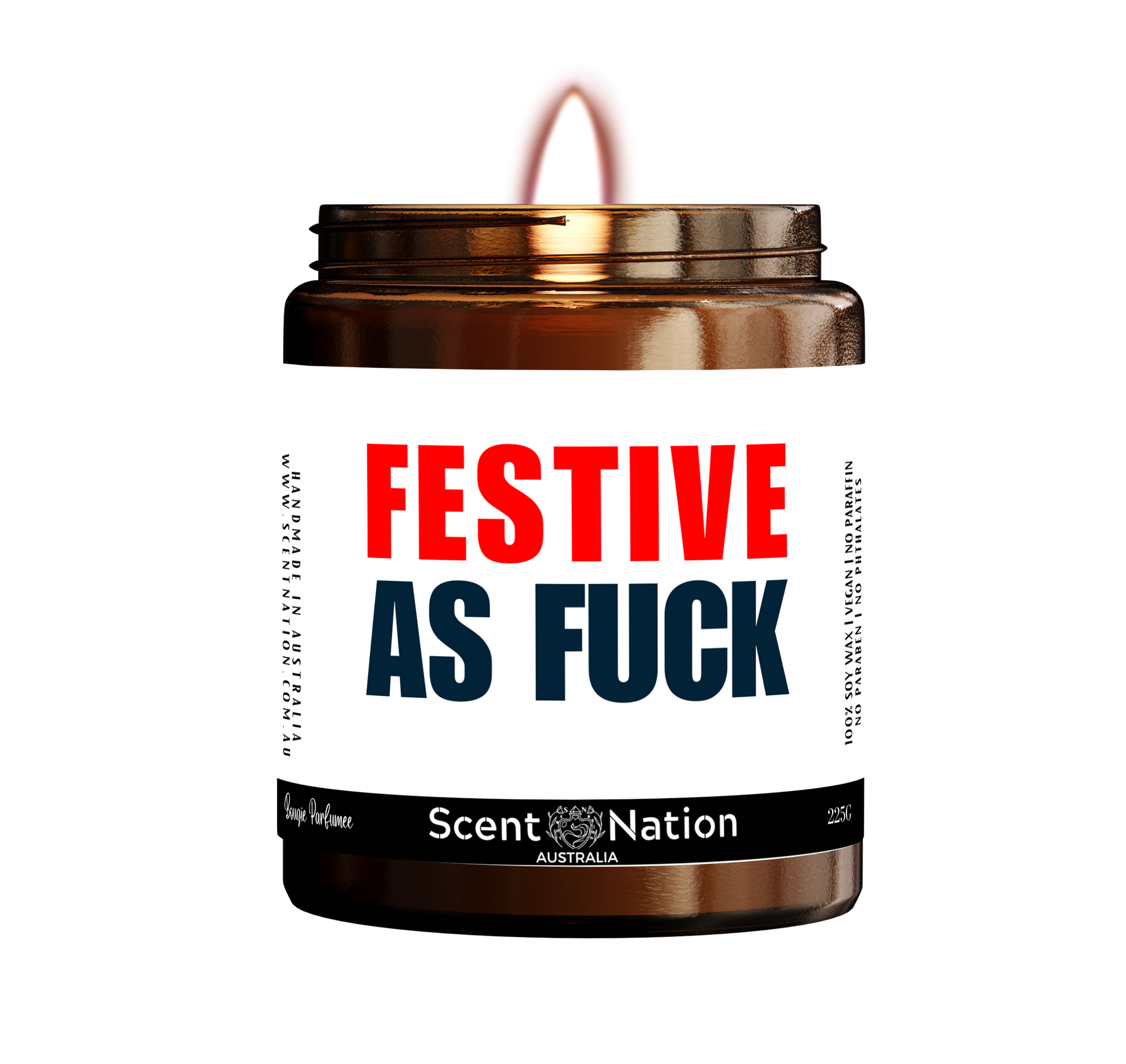 Funny Gag Gift - Rude Gift Made in Australia Festive as Fuck