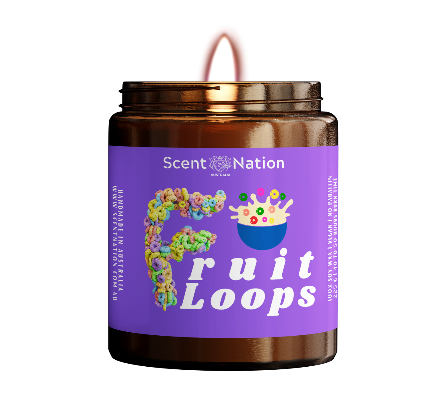 Froot Loops Candle