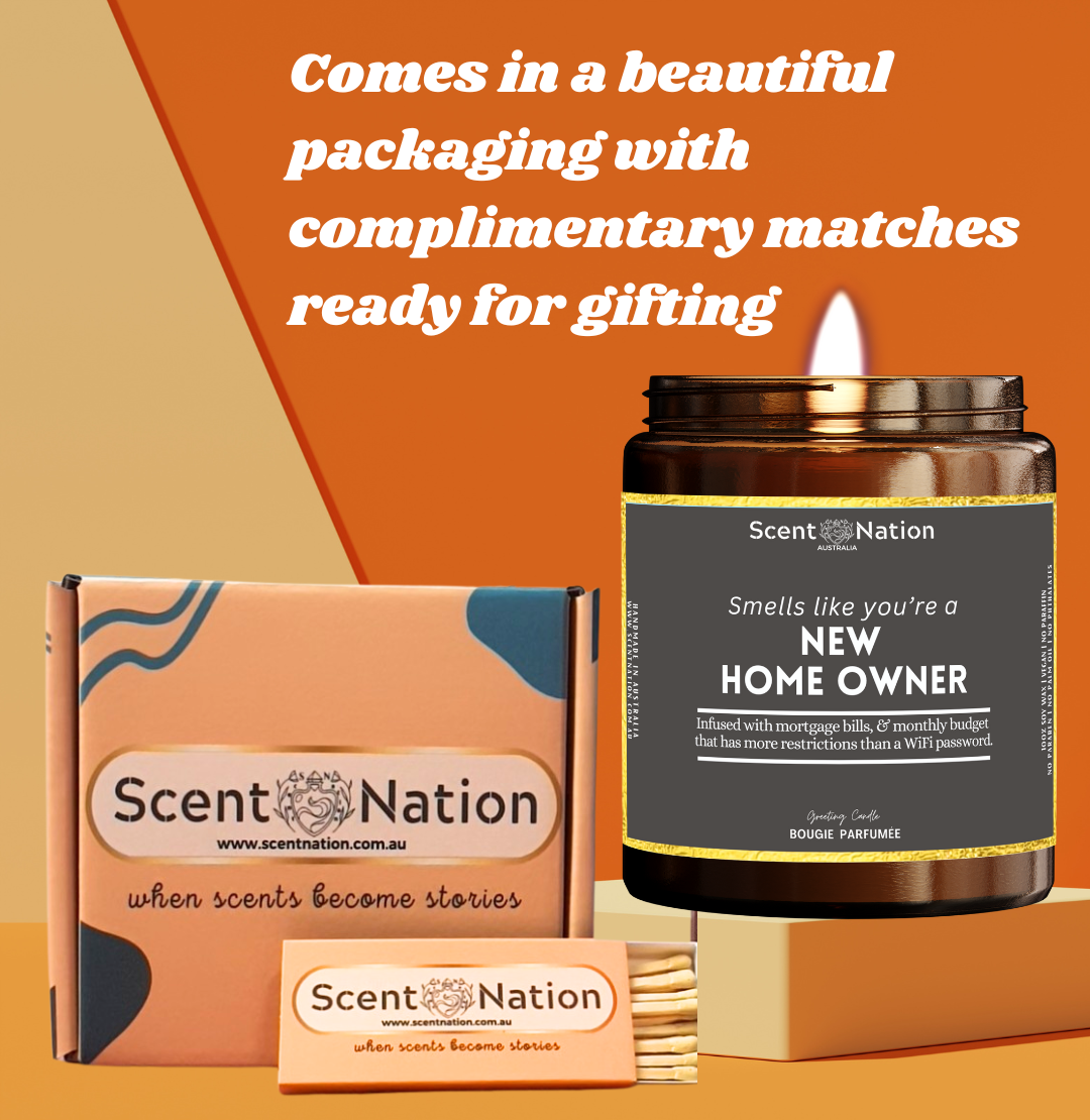 Housewarming Gift | Australia’s Best Funny Housewarming Gifts: Scented Candles by Scent Nation Australia