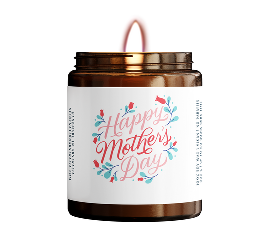 Personalised Mother's Day Scented Candle – Hand-Poured Soy Wax | Scent Nation Australia