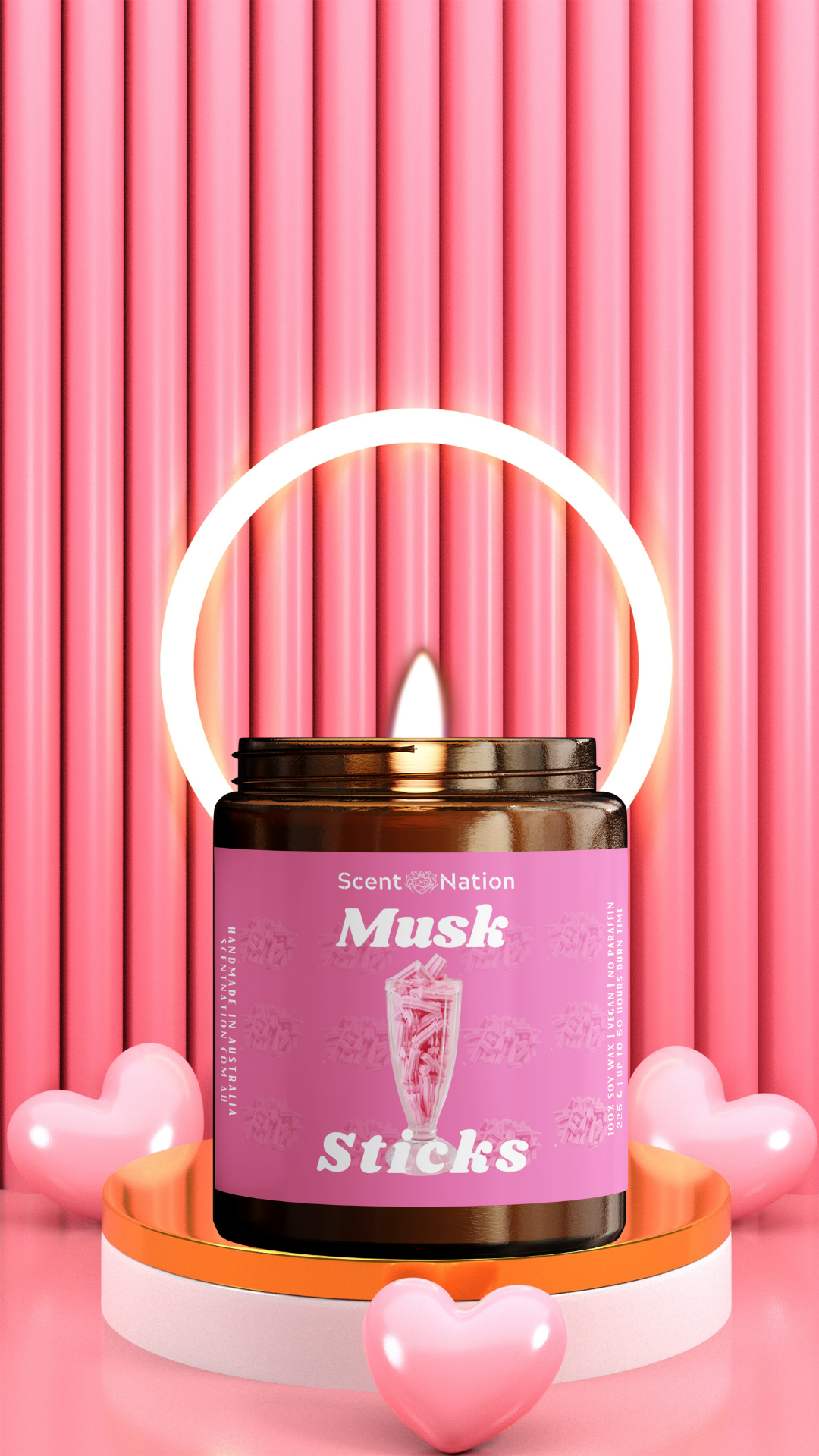 Musk Sticks Scented Candle