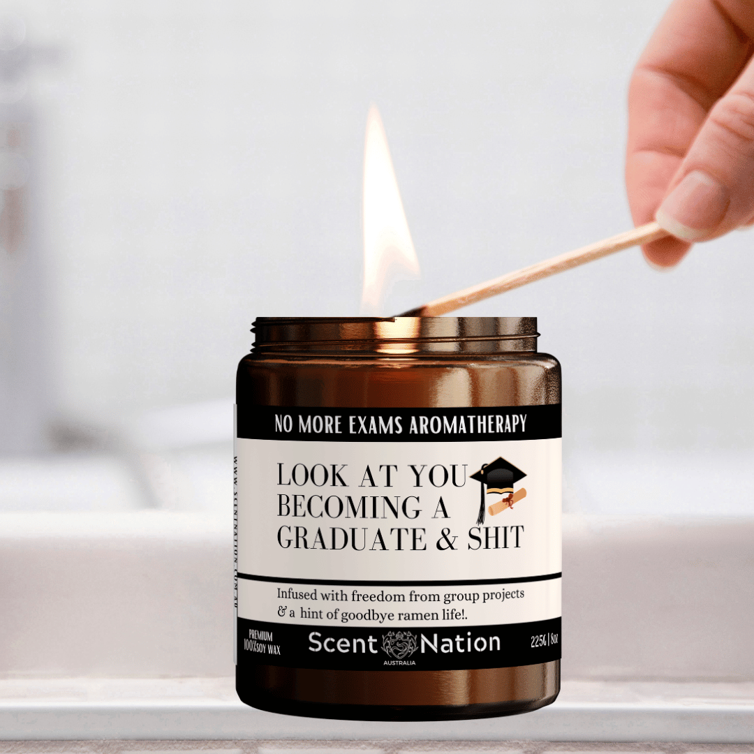 Nurse graduation candle gift