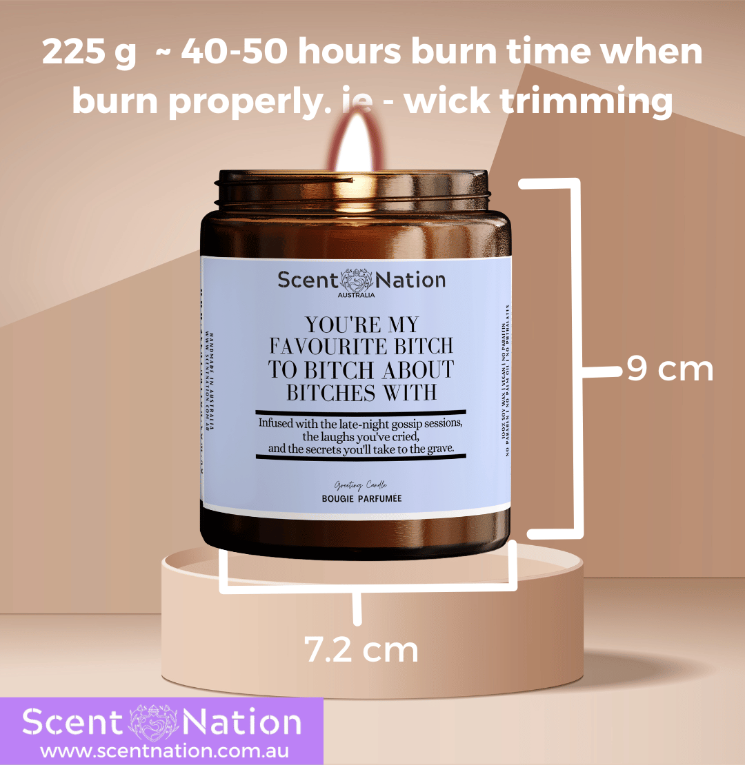 30th birthday gift for bestfriend - scented candle