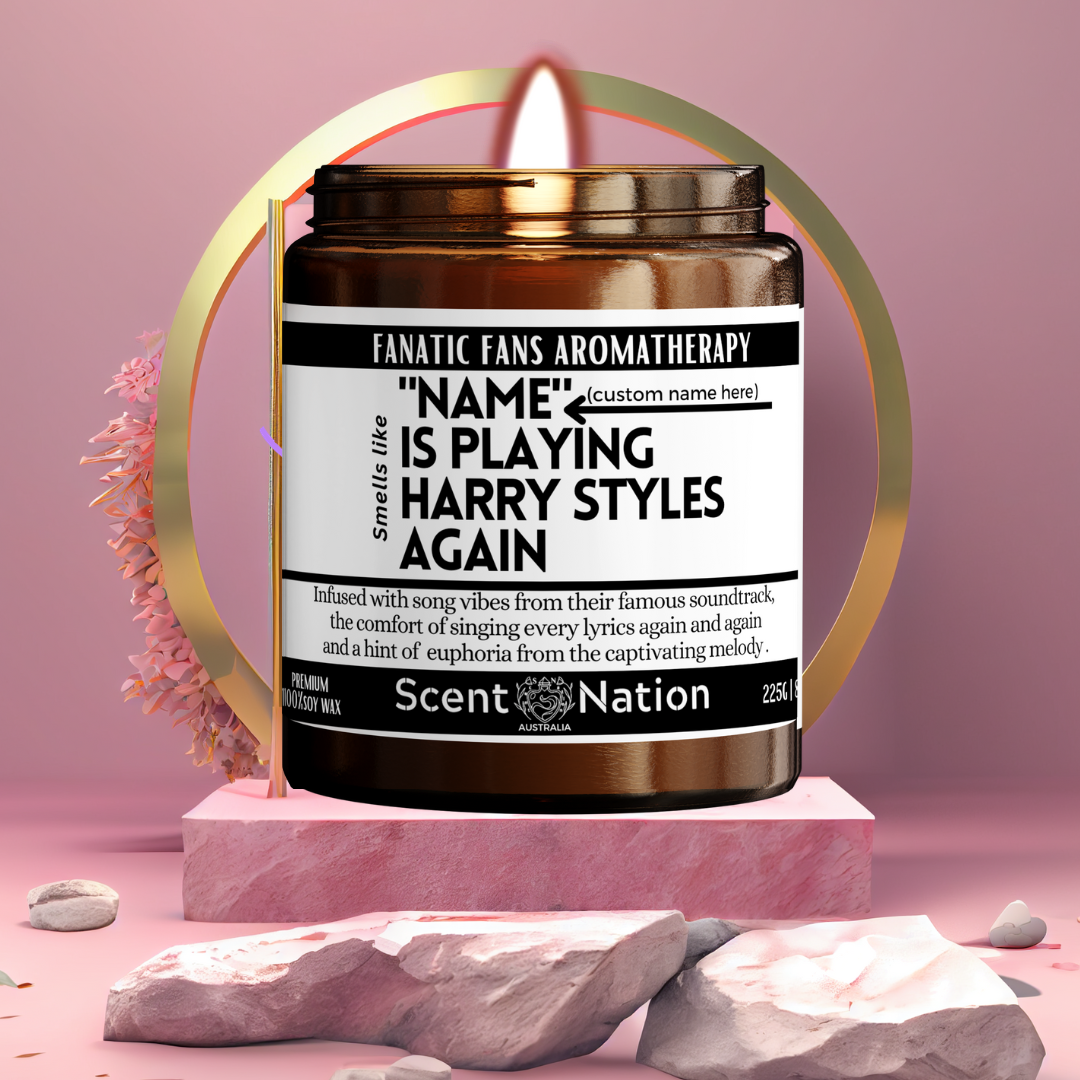 Custom Harry Styles Candle