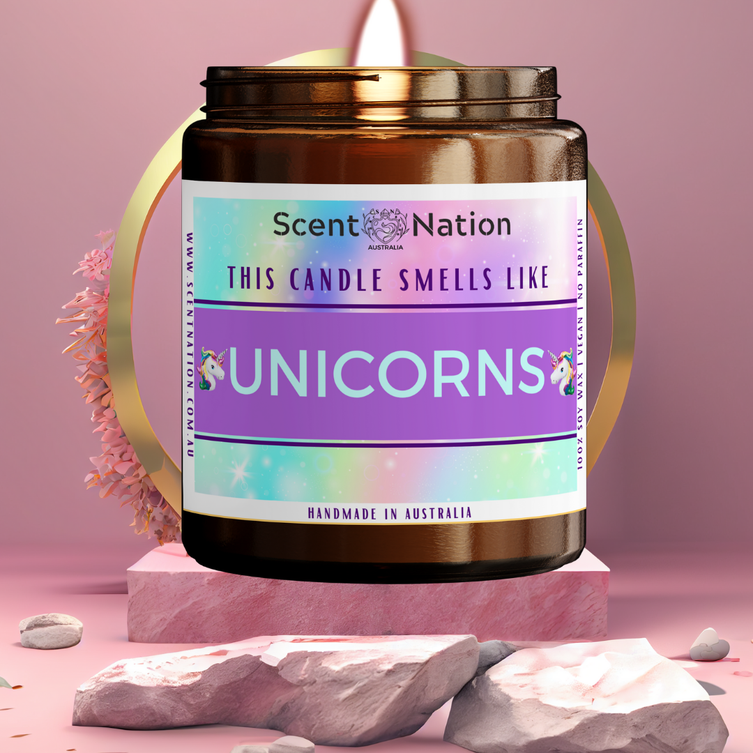 Fantasy "This Candle Smells Like Unicorns" Inspired Candle | Book Lovers Candle