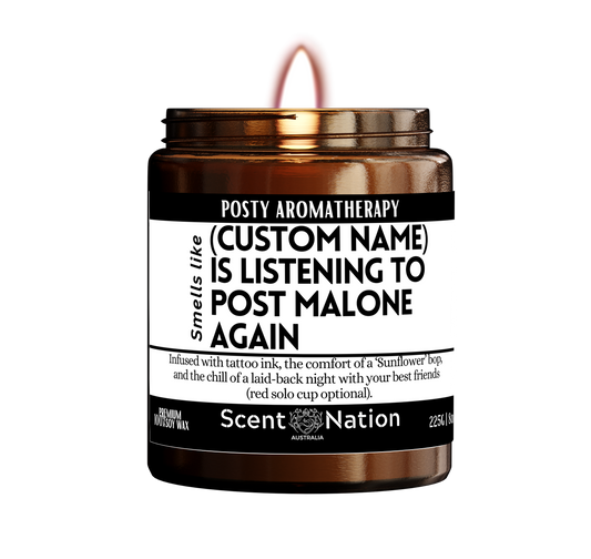 Post Malone Merch Australia - Soy Candle