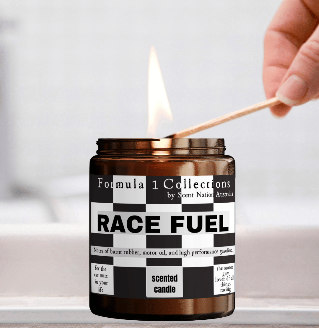 F1 Formula 1 Merch - Racing Fuel Candle