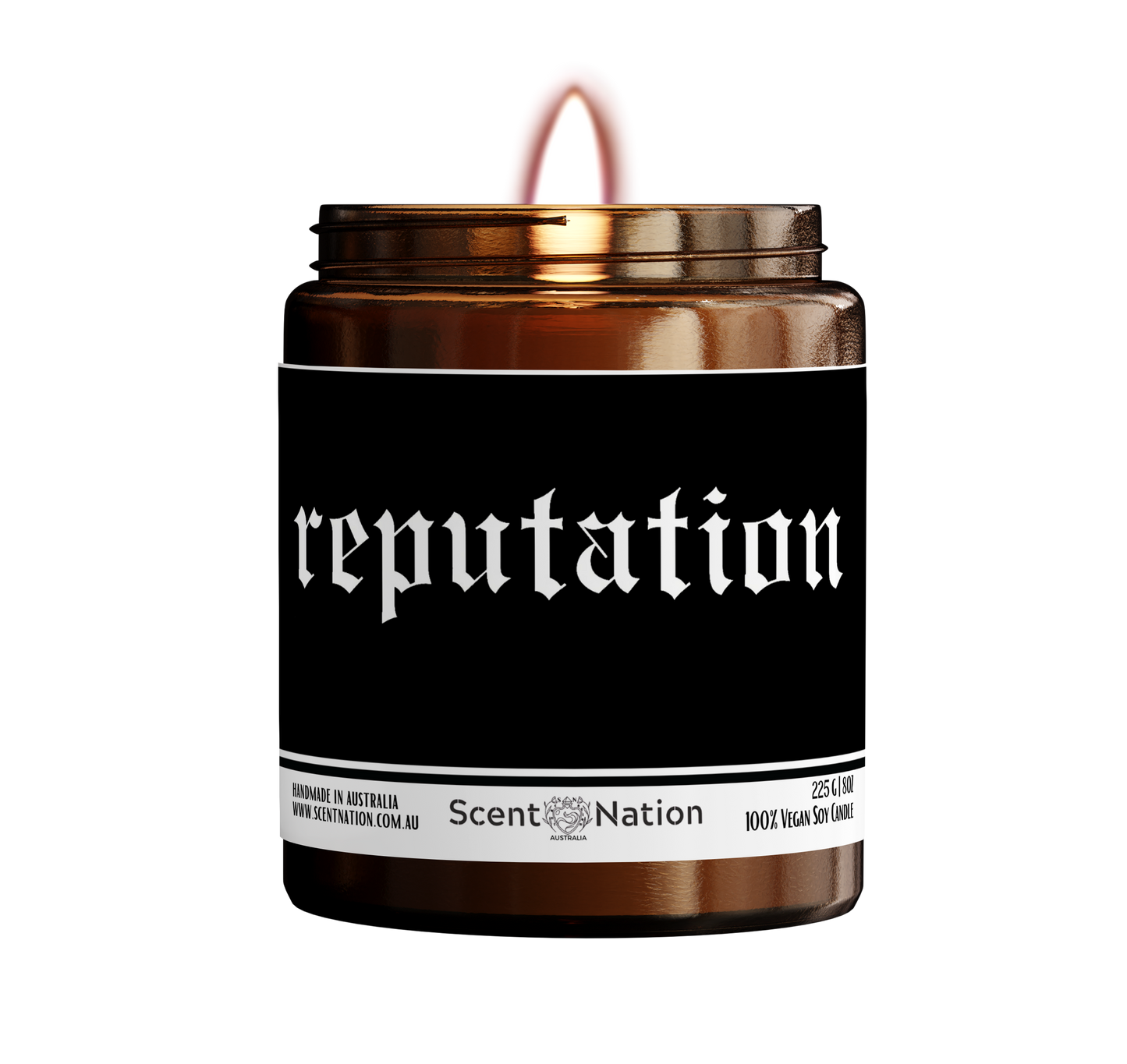 Reputation merch = reputation candle Taylor Swift by Scent Nation Australia