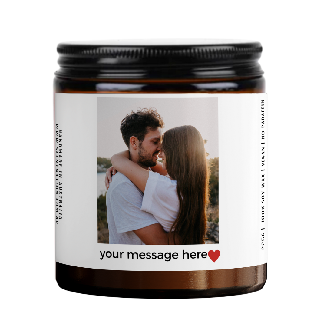 Scented candle-perfect personalised candle in Australia