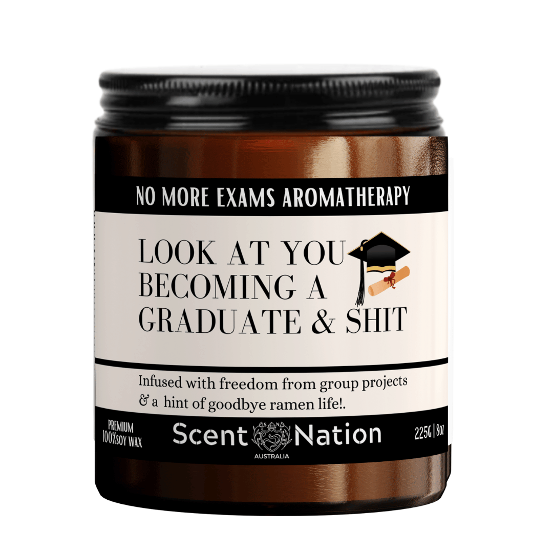 Scented candle-perfect university graduate gift