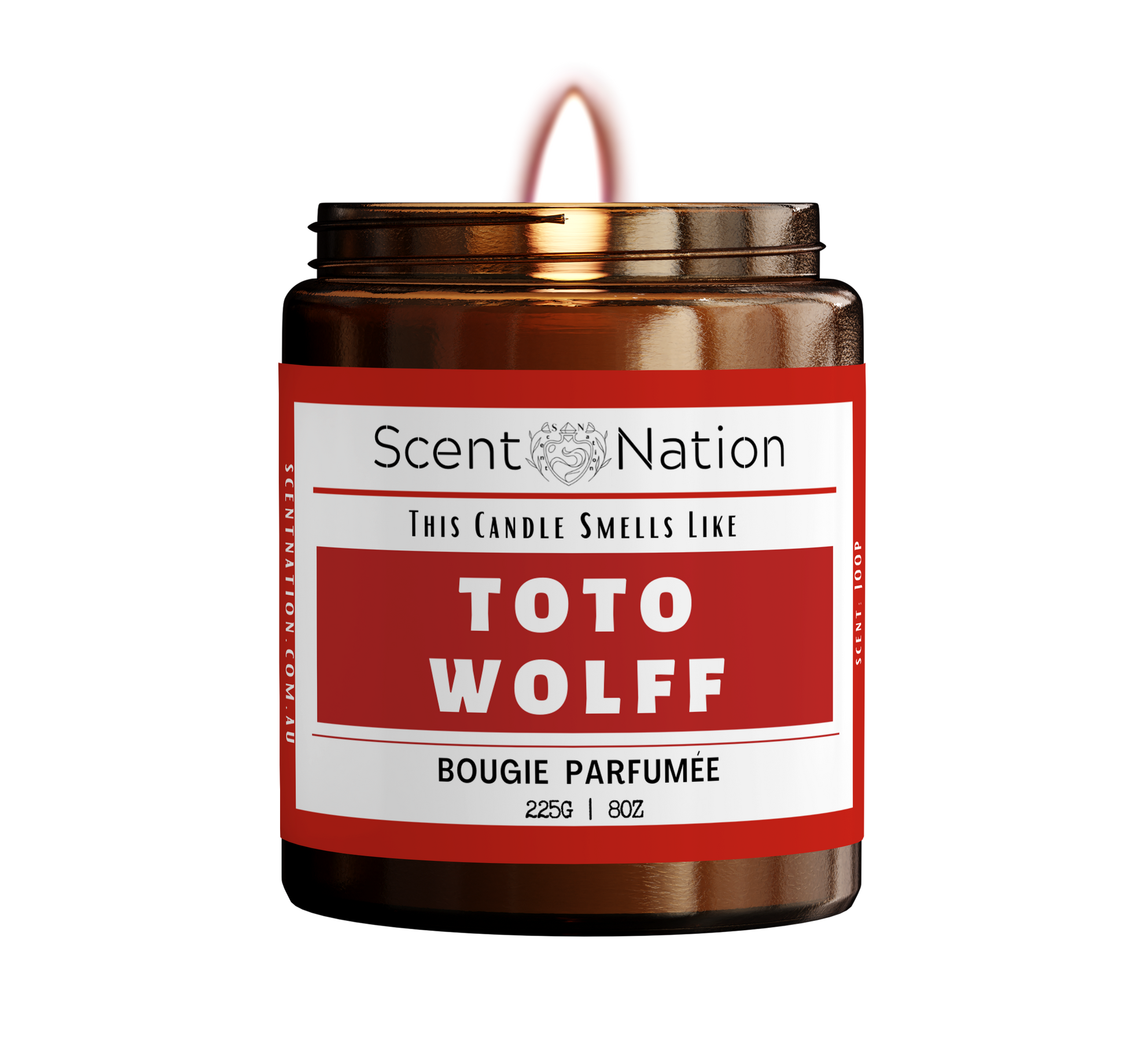 Toto Wolff Formula 1 F1 Candle Merch