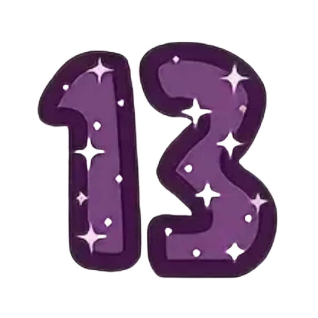 Taylor Swift Merch Australia - 13 TATTOO 1pc Taylor Inspired lucky number '13' Temporary Tattoo! (sold only with a candle purchase)