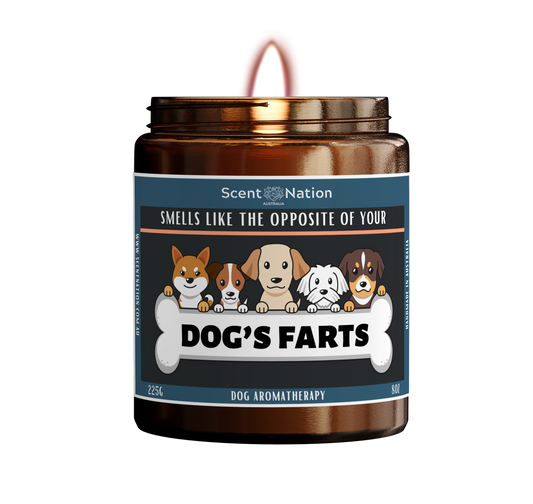 Dog fart candle -Scent Nation Australia