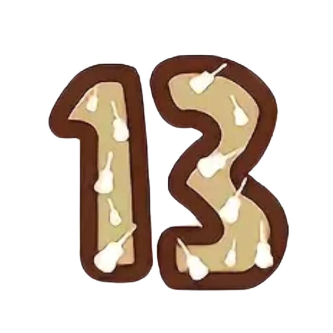 Taylor Swift Merch Australia - 13 TATTOO 1pc Taylor Inspired lucky number '13' Temporary Tattoo! (sold only with a candle purchase)