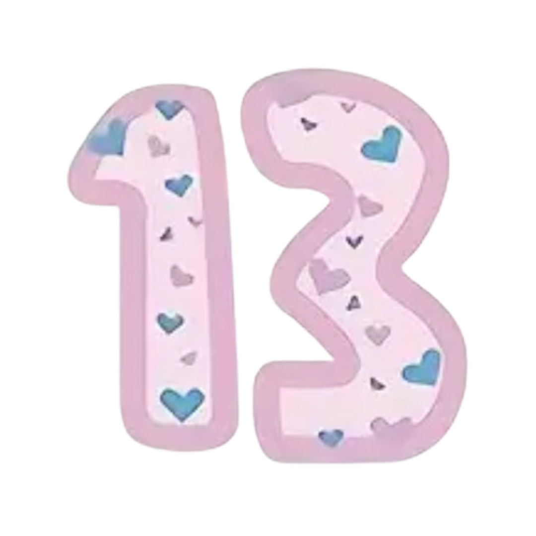 Taylor Swift Merch Australia - 13 TATTOO 1pc Taylor Inspired lucky number '13' Temporary Tattoo! (sold only with a candle purchase)