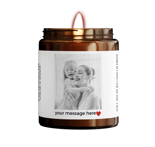 Personalised your own Photo Candle | Custom Picture Candle | Scented Candle in Australia