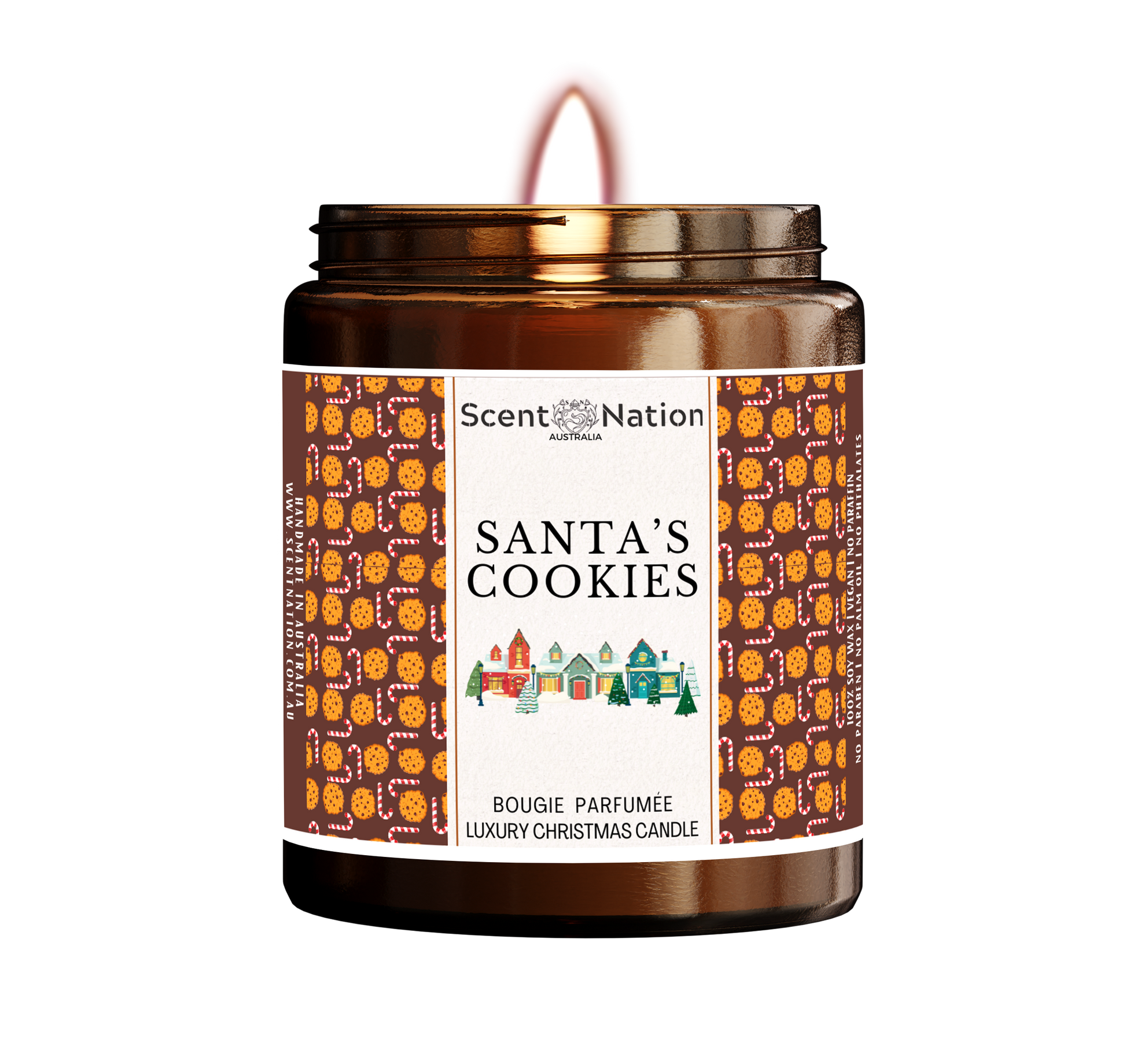 Christmas  Candle - Santa's Cookies